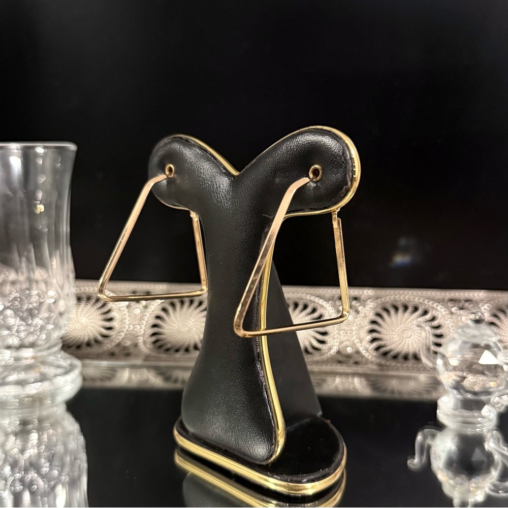Triangle Hoop Earrings